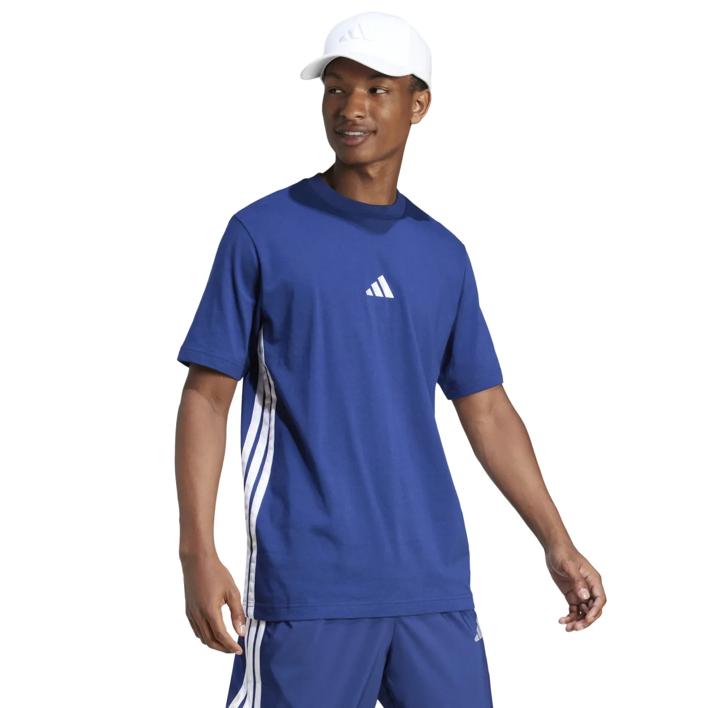 Essentials 3-Streifen Single Jersey T-Shirt