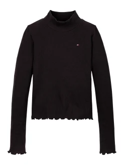 Extra Slim Fit Top mit Mock-Rollkragen