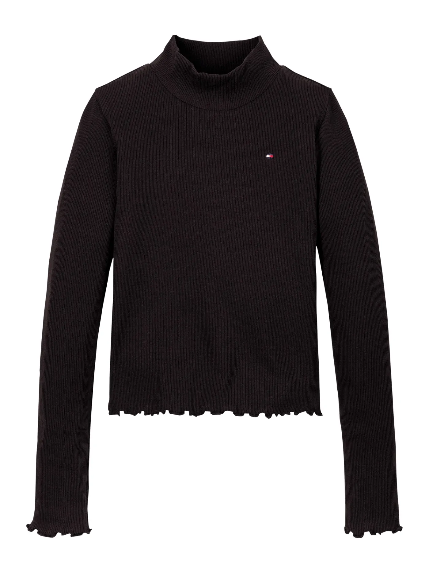 Extra Slim Fit Top mit Mock-Rollkragen