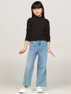 Extra Slim Fit Top mit Mock-Rollkragen