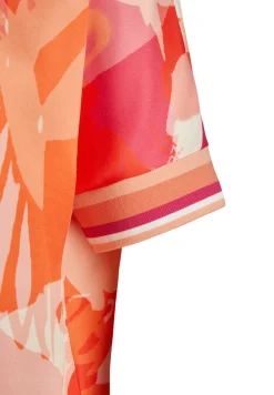 Farbenfrohe Bluse mit floralem Print