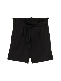 Farbige Paperbag Shorts