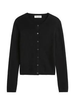 Feinstrick-Cardigan slim