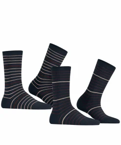 Fine Stripe 2-Pack Damen Socken