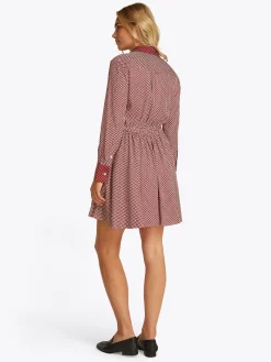 Fit-and-Flare-Minikleid mit Bindeband