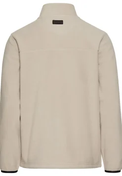 Fleecejacke mit Stehkragen