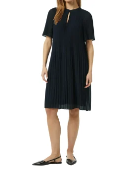 Fließendes Plissee-Kleid aus Chiffon