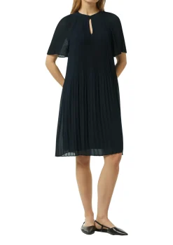 Fließendes Plissee-Kleid aus Chiffon