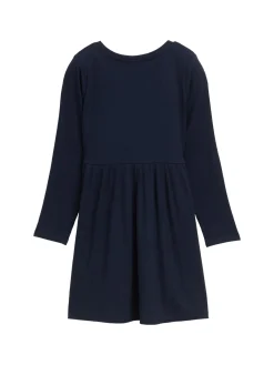 Geripptes Kleid