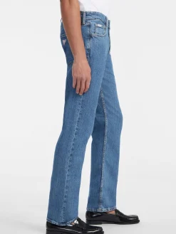 G16 Mid Waist Straight Jeans