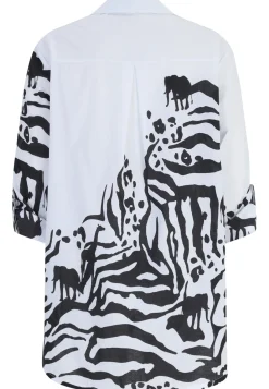 Hemdbluse mit Animalprint
