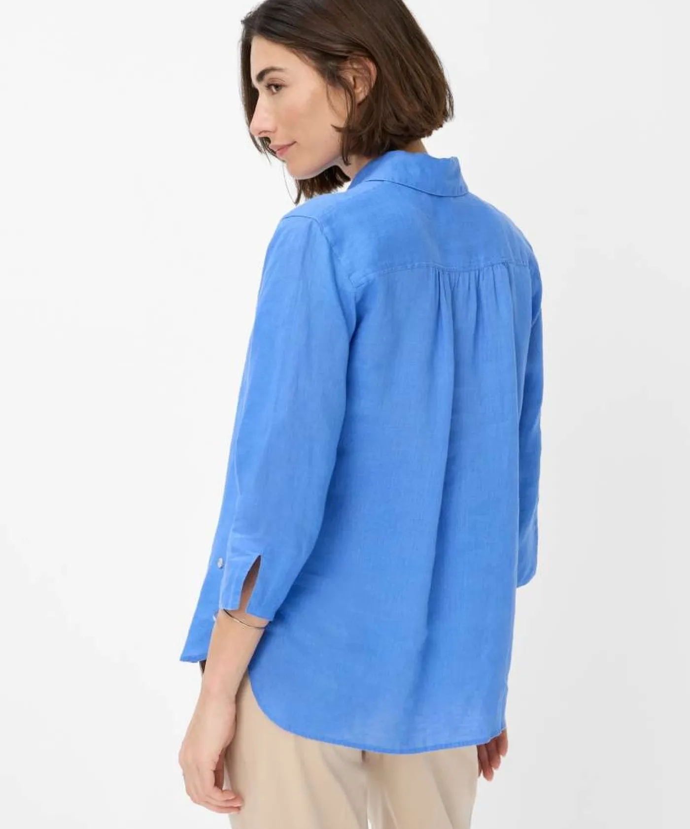 Hemdbluse mit 3/4-Arm