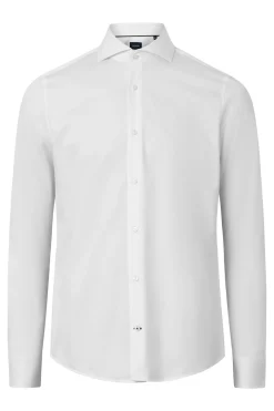 Hemd Pai aus Cotton-Stretch mit Haifischkragen