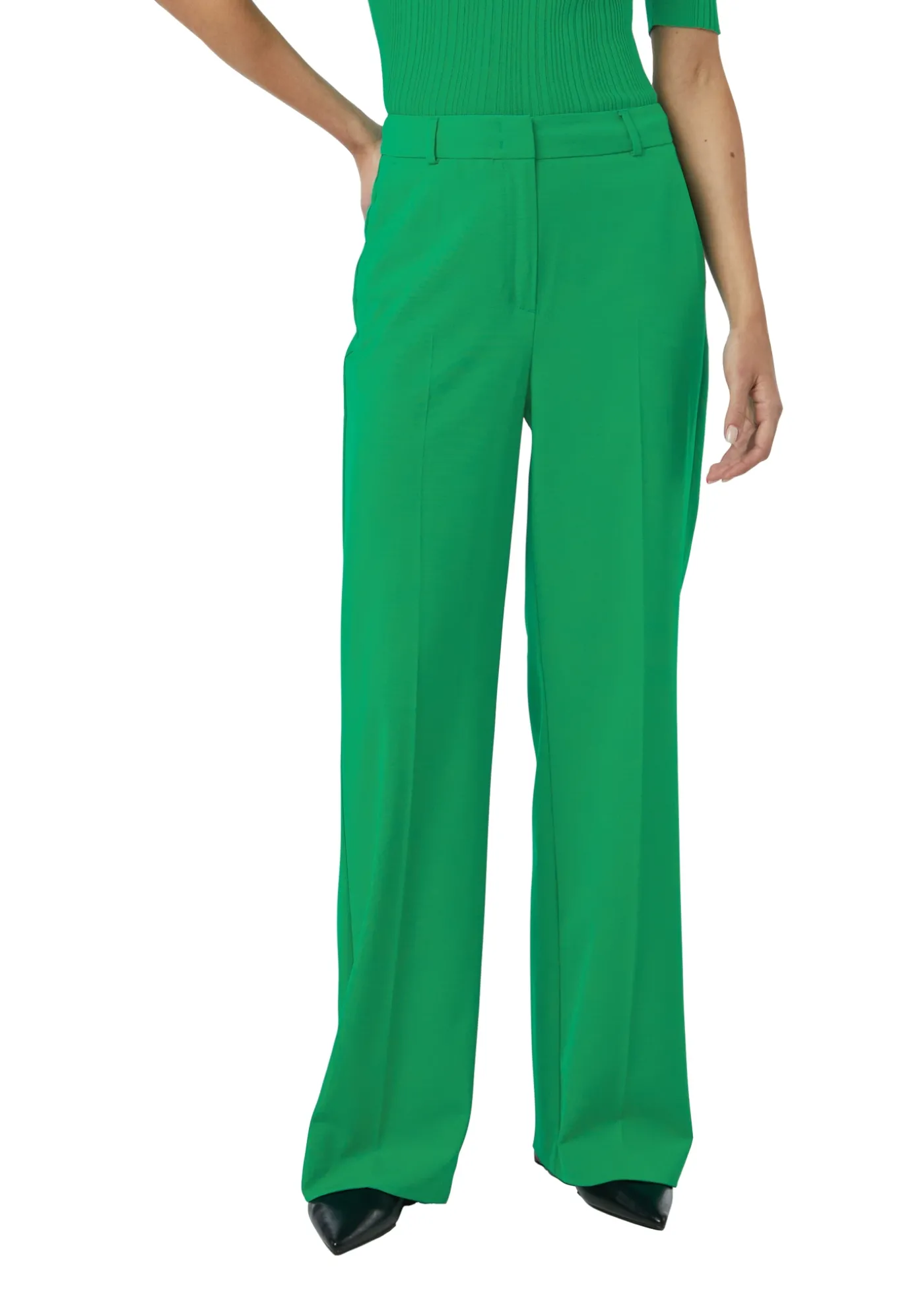 Hochwertige Hose im Loose Fit mit Formbund und Wide Leg