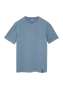 Hochwertiges Jerseyshirt aus schwerer Baumwolle mit Garment Dye