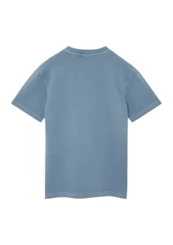 Hochwertiges Jerseyshirt aus schwerer Baumwolle mit Garment Dye