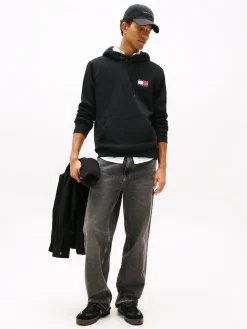 Hoodie mit Tunnelzug und Logo