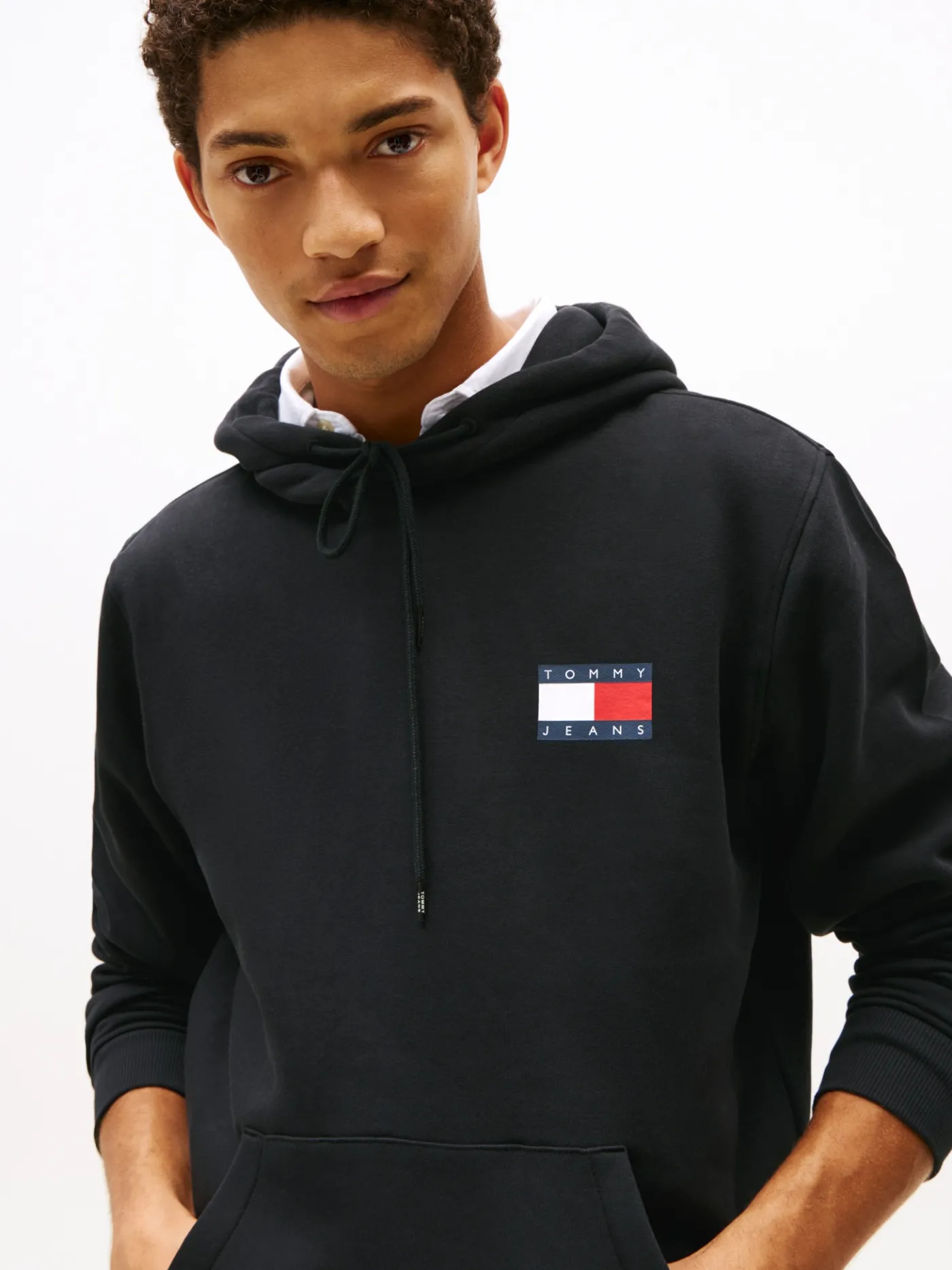 Hoodie mit Tunnelzug und Logo