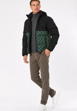 Individuelle Steppjacke in auffallendender Dessinierung