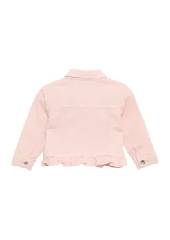 Jacke mit Knopfleiste und Rüschen