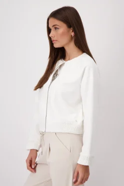 Jacke mit gesmokten Ärmelbündchen