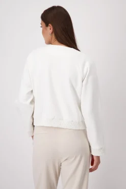 Jacke mit gesmokten Ärmelbündchen