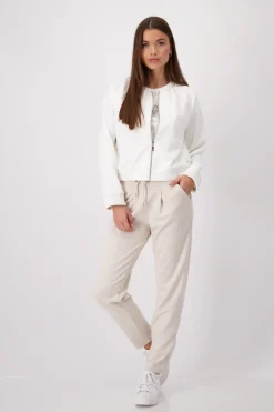 Jacke mit gesmokten Ärmelbündchen