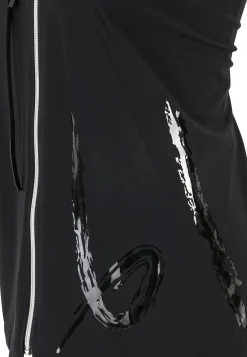 Jacke mit Reißverschluss und dekorativem Motivprint