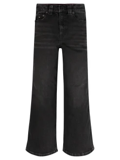 Jeans mit weitem Bein und Fade-Effekt