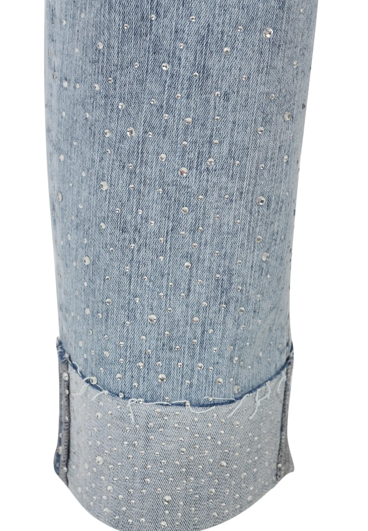 Jeans Hose mit Strass-Steinchen
