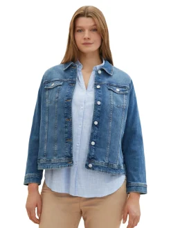 Jeansjacke mit Bio-Baumwolle