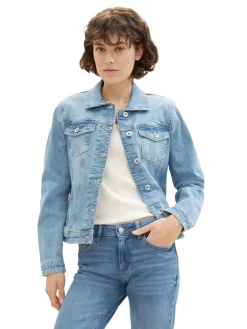 Jeansjacke mit recycelter Baumwolle