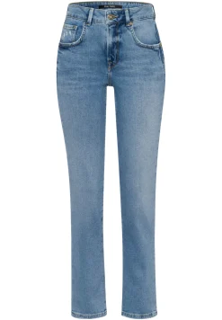 Jeans mit Schmuckapplikationen