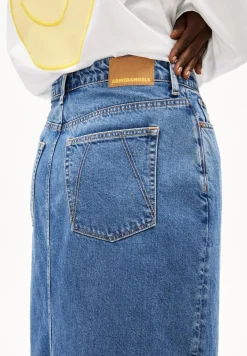 Jeansrock aus recycelter Baumwolle KAALYKE