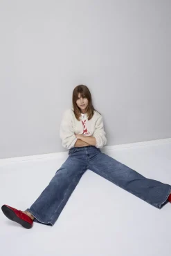Jeans THE WIDE LEG mid waist, long