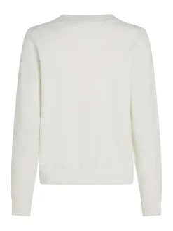 Jersey-Cardigan mit Rundhalsausschnitt