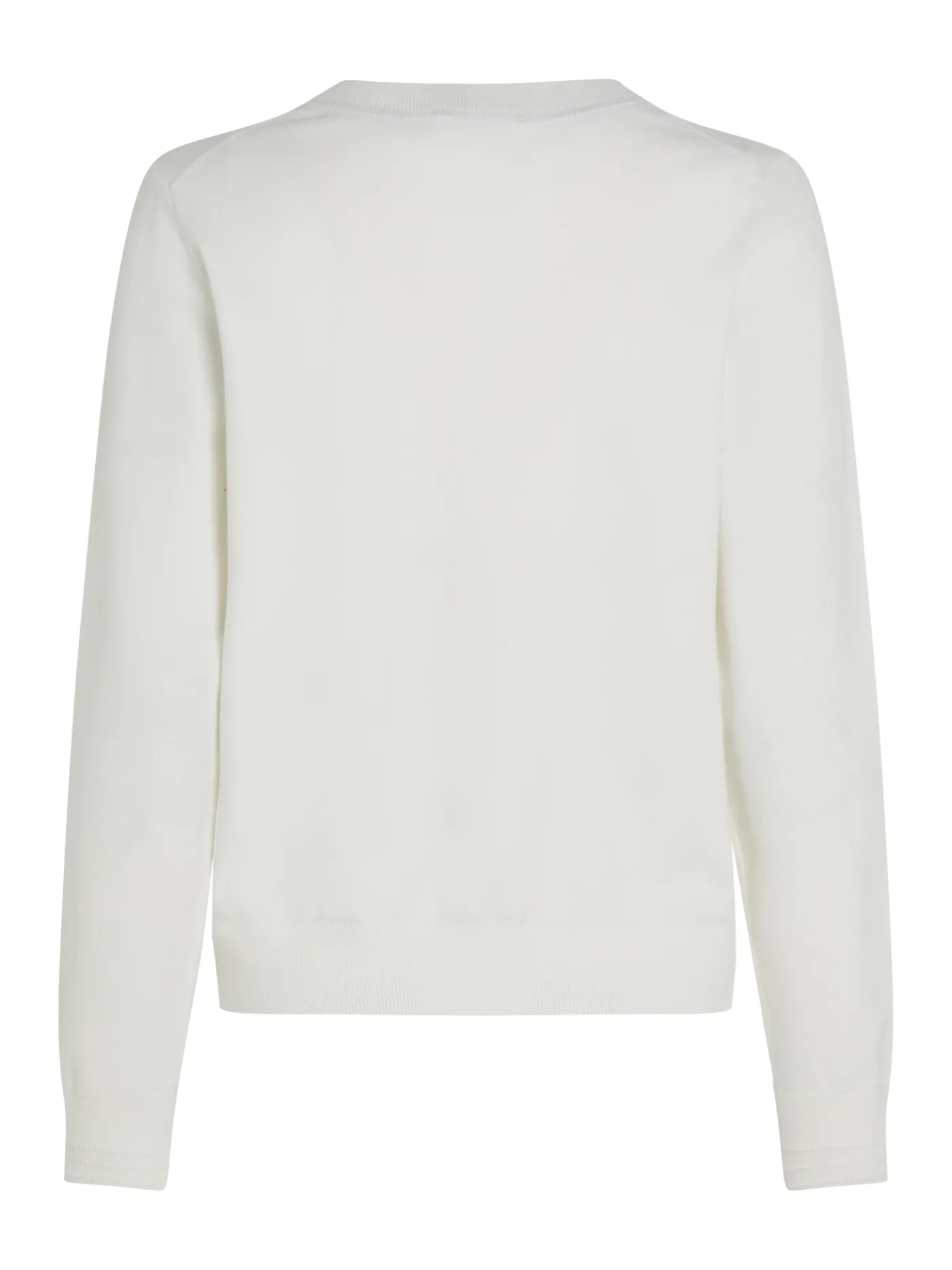 Jersey-Cardigan mit Rundhalsausschnitt