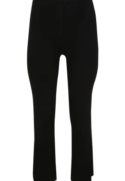Jerseyhose mit Gummibund und geradem Bein