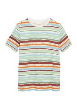 Jersey-T-Shirt mit All-over-Print