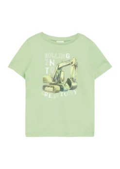 Jersey-T-Shirt mit Frontprint