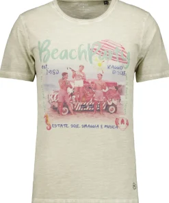 Jersey-T-Shirt mit Print