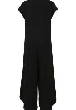 Jumpsuit aus Jersey mit Strass-Reißverschluss