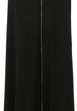 Jumpsuit aus Jersey mit Strass-Reißverschluss