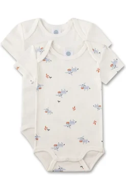 Jungen Body kurzarm Doppelpack