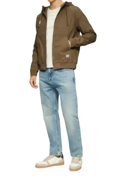 Kapuzenjacke aus robustem Canvas