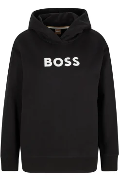 KAPUZEN-SWEATSHIRT Edelight AUS BAUMWOLLE-TERRY MIT KONTRASTIERENDEM LOGO
