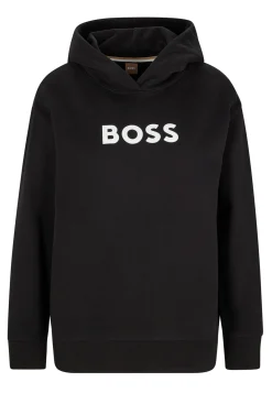 KAPUZEN-SWEATSHIRT Edelight AUS BAUMWOLLE-TERRY MIT KONTRASTIERENDEM LOGO