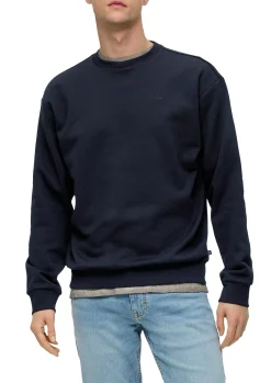 Klassisches Sweatshirt mit Logo-Stickerei
