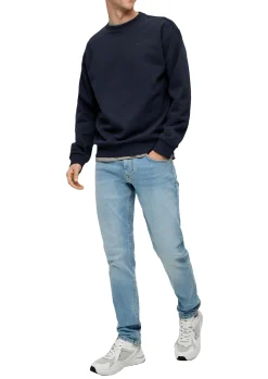 Klassisches Sweatshirt mit Logo-Stickerei