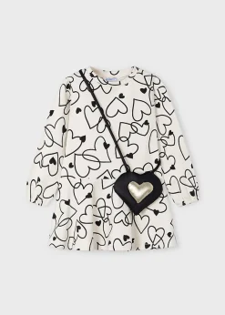 Kleid mit Tasche